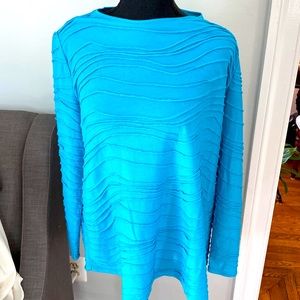 Chico’s long sleeve in turquoise